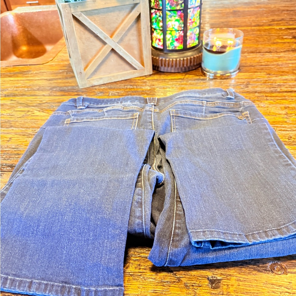 Democracy Classic Blue Women's Blue Jeans 12p Petite “Ab”Solution - Picture 12 of 16